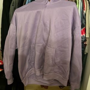 SHEIN Women’s Lavender Zip Up Hoodie